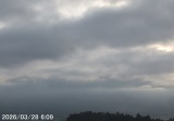 写真:午前6時ごろの富士山