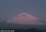 写真:午前5時ごろの富士山