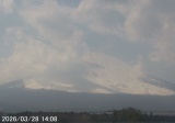 写真:午後2時ごろの富士山
